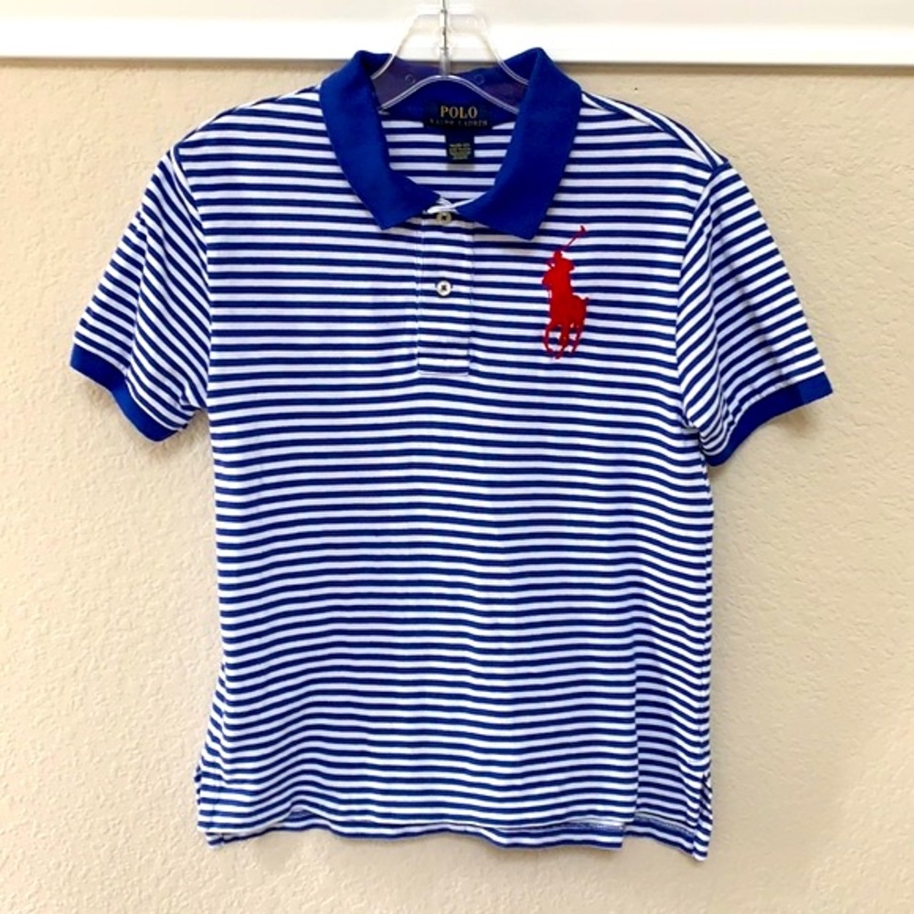 Polo Striped Collared Boys Shirt